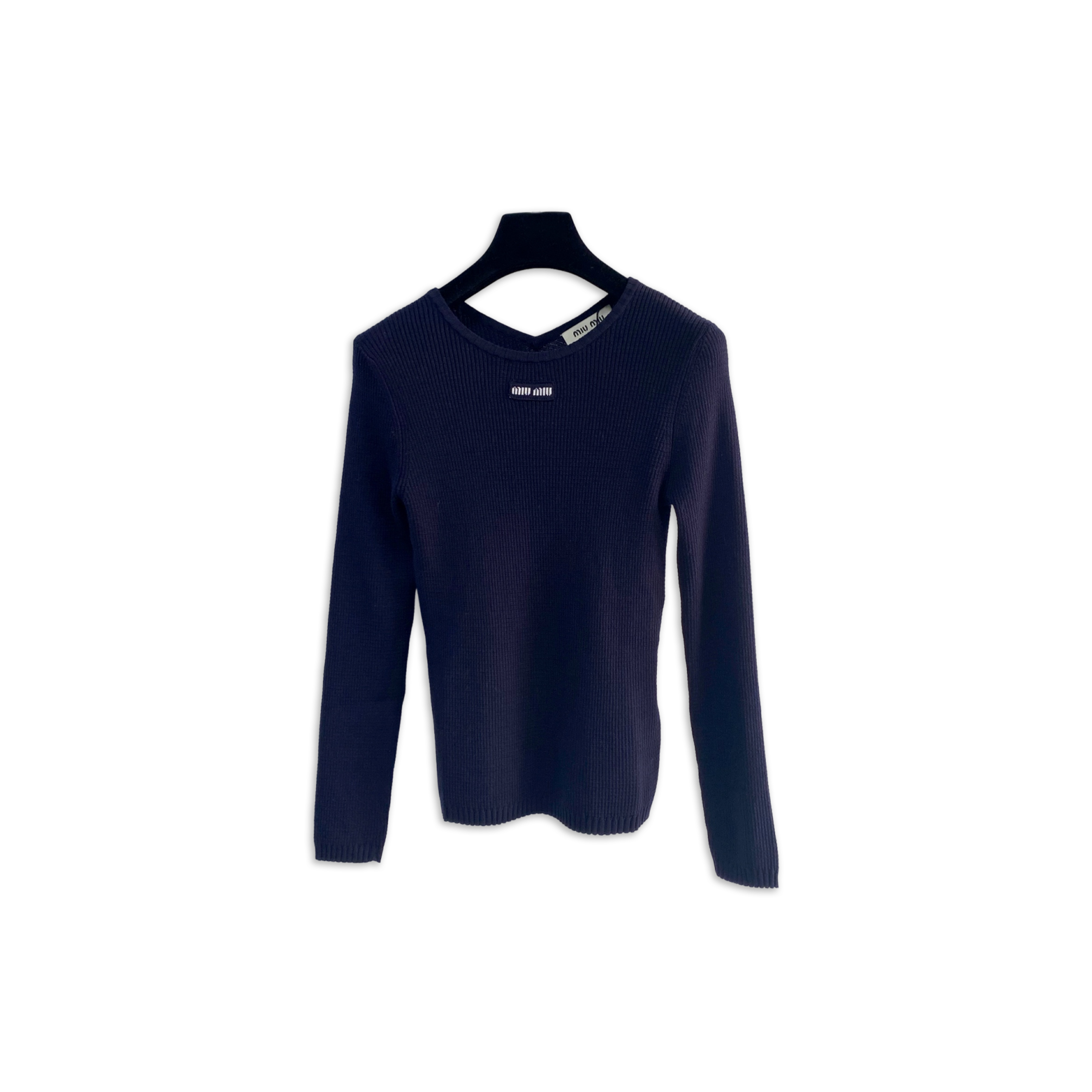 MIU MIU KNITTED LONG SLEEVES